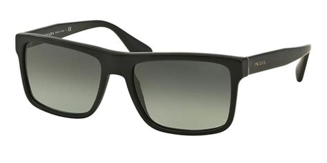 Prada PR 01SS Sunglasses SL32D0 Brushed Matte Black 57